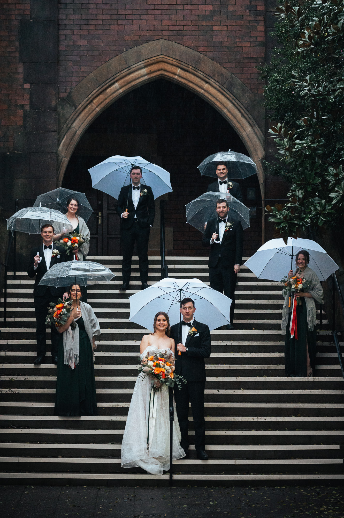 Rainy Wedding Photography Sydney